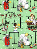 All About Christmas Story fabric (green)