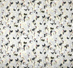 Cranes Barkcloth fabric (ivory)